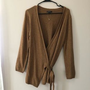 Camel Wrap Sweater - J.Crew